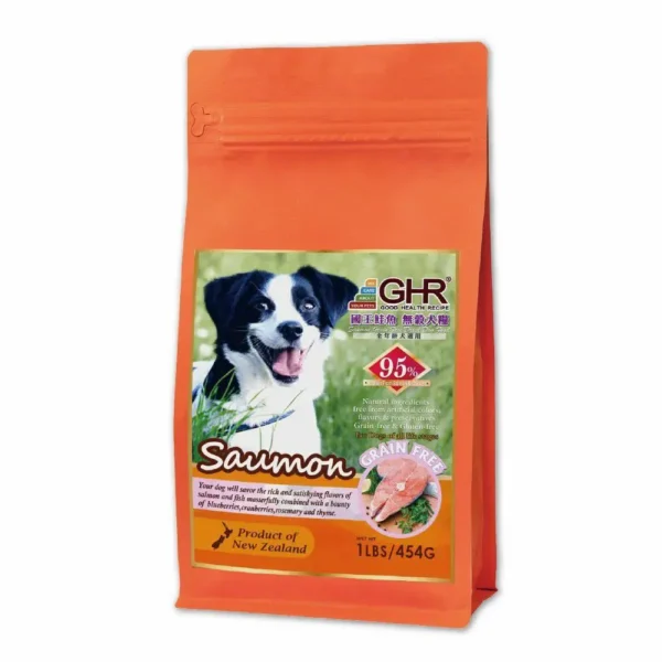 【GHR】無穀犬糧 國王鮭454G