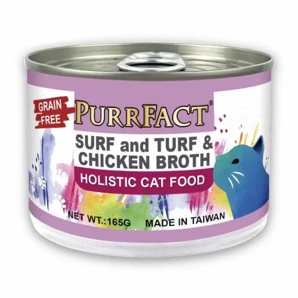 【PURRFACT波菲特】 海陸雙拼貓用主食罐165g