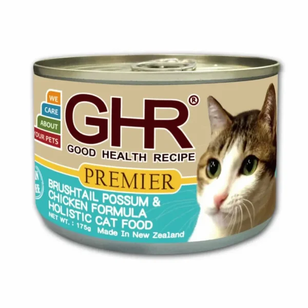 【GHR】貓用主食罐 刷尾負鼠肉雞肉配方175 G(24罐組)