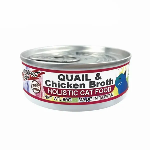 【PURRFACT波菲特】 安心鶉貓用主食罐80 g(24罐組)