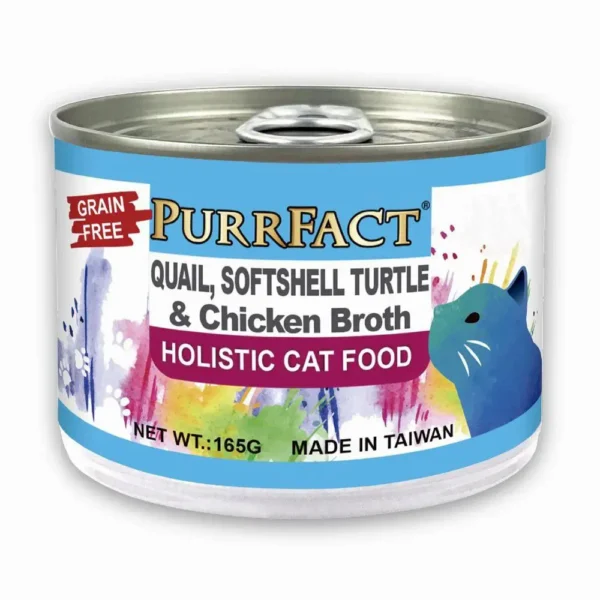 ow8AM1qbcdZ 【PURRFACT波菲特】 鵪鶉甲魚貓用主食罐165g