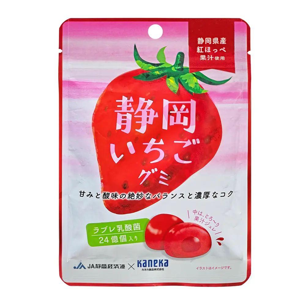 日本靜岡草莓夾心軟糖