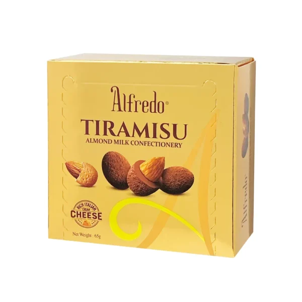Alfredo白儷人提拉米蘇風味杏仁夾心牛奶可可65g
