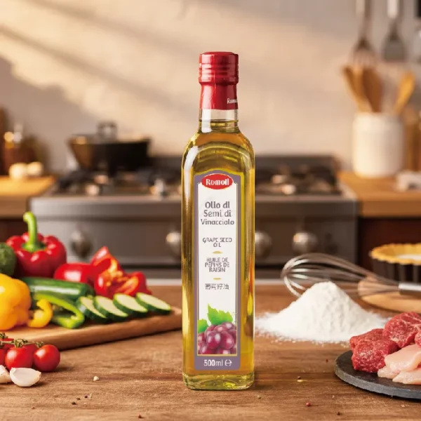 SUD09015羅馬尼葡萄籽油情境圖-05 義大利 Romoli羅馬尼葡萄籽油500ML