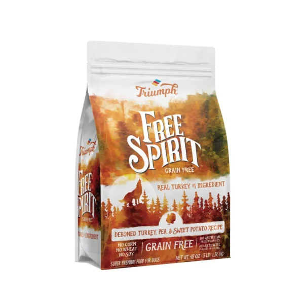 火雞肉-10000 【Triumph 奔放】火雞肉配方無穀天然糧3LBS 全齡成犬適用